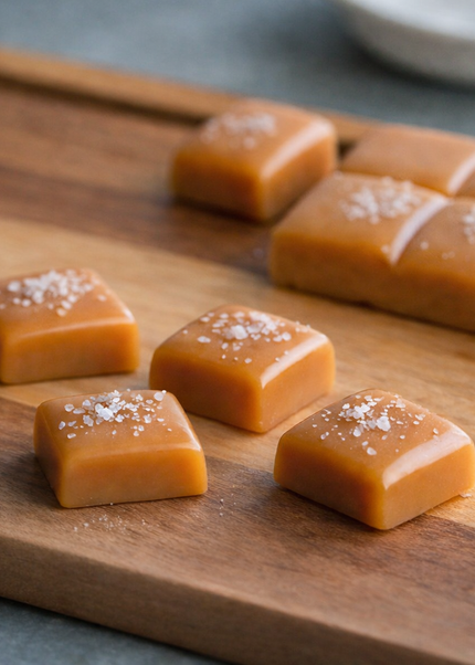 Milk Chocolate Dipped Salted Caramels (1/2 dozen)