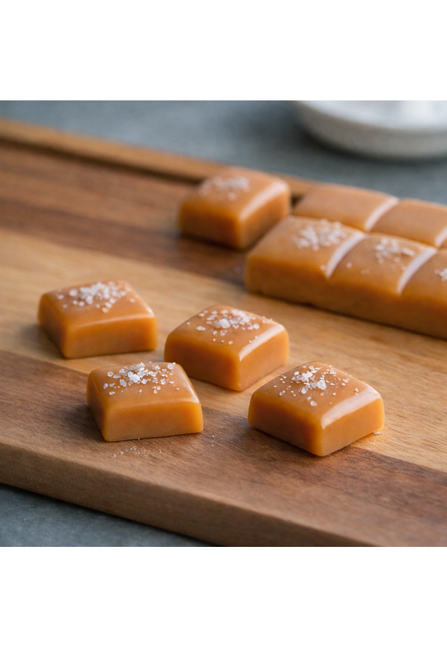 Milk Chocolate Dipped Salted Caramels (1/2 dozen)