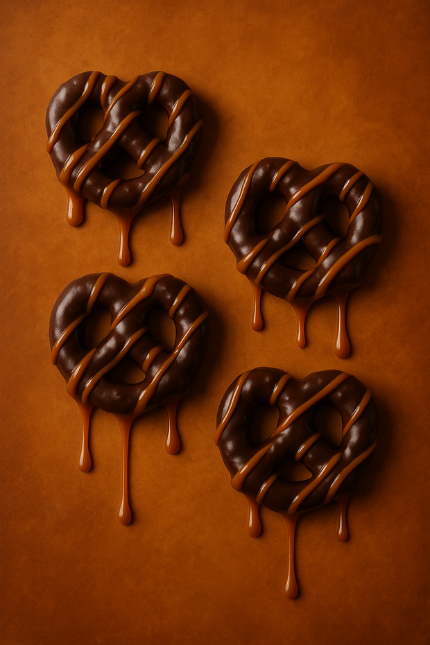 <h2>Carmel Chocolate Pretzels</h2>