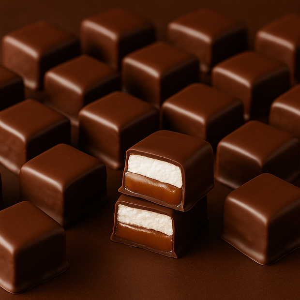 <h2>Caramel Chocolate Marshmallows</h2>